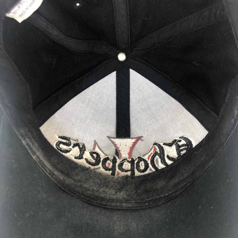LA Choppers Strapback Hat Black Red Cross Embroidered Cap Los Angeles County - Picture 6 of 7